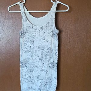 Black and white tank top